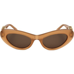 Loewe LW40156U 50E Γυναικεία Γυαλιά Ηλίου Στρογγυλά Κοκάλινα Καφέ με Καφέ Φακό