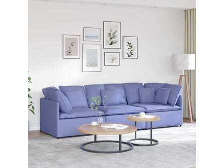vidaXL Τριθέσιος Καναπές Λιλά 300x100x64cm 3321277