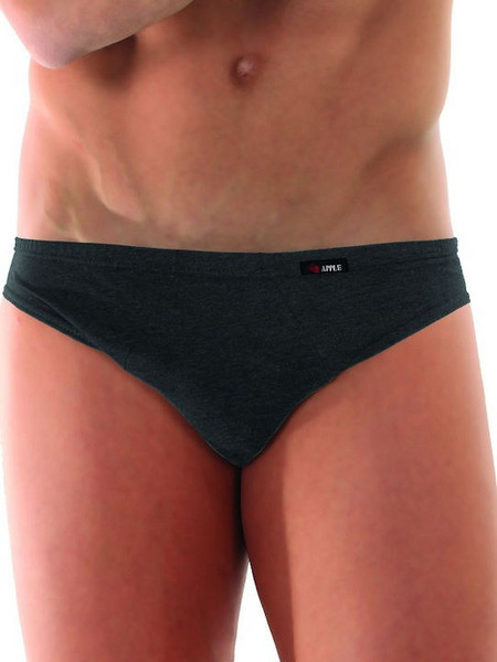 Apple Boxer Ανδρικό Σλιπ Βαμβακερό Ανθρακί 0215240