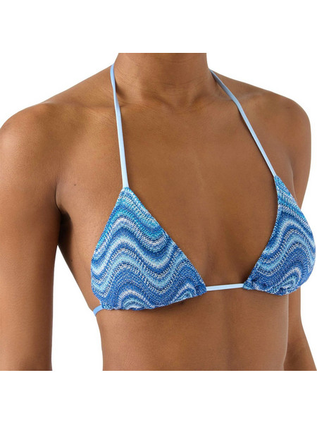 Mc2 Saint Barth Bikini Top Τριγωνάκι Μπλε LEH0001-01128L
