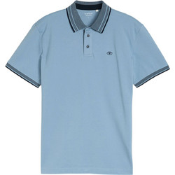 Tom Tailor Ανδρική Μπλούζα Polo Κοντομάνικη Γαλάζια 1050778-39441