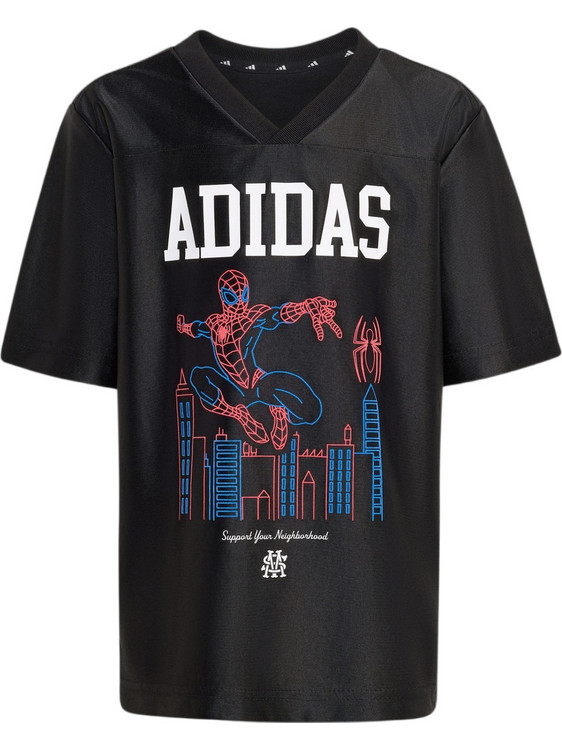 Adidas Marvel Spider- Man Παιδικό T-Shirt Κοντομάνικο Μαύρο SPIDER-MAN