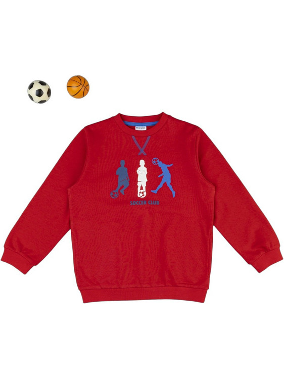 Prenatal Soccer Club Παιδικό Φούτερ Κόκκινο 1558273
