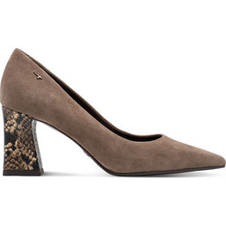 Tamaris Γόβες Suede με Χοντρό Ψηλό Τακούνι Ταμπά 1-22427-43-344