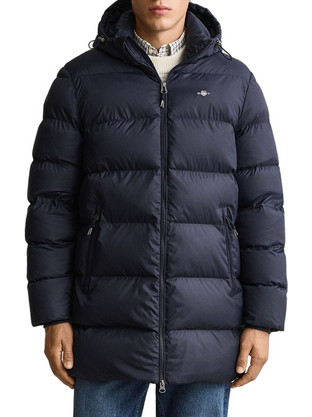 Gant Ανδρικό Μπουφάν Χειμωνιάτικο Puffer Navy Μπλε 3G7006662-433