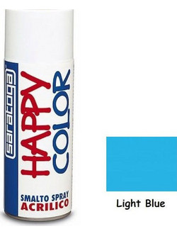 Saratoga Happy Acrylic Light Blue Σπρέι Βαφής Μπλε 400ml