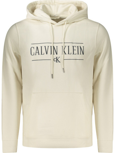 Calvin Klein Ανδρικό Φούτερ με Κουκούλα & Τσέπες Μπεζ LV04RH238G-YAS