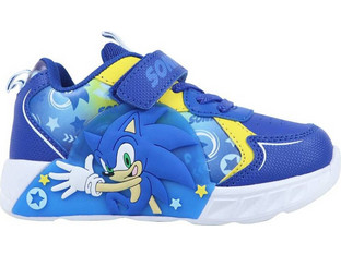 Disney Sonic Παιδικά Sneakers με Φωτάκια Royal Blue Κίτρινα N9610127S