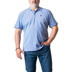 Wrangler Ανδρική Μπλούζα Polo Κοντομάνικη Μπλε 112358391