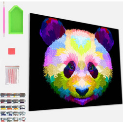 Splat Planet Panda Καμβάς Diamond Painting Kit 30x40cm SP-DM-PAN