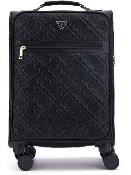Guess TWQG8424983 Βαλίτσα Καμπίνας 54x34x21cm με 4 Ρόδες Μαύρη