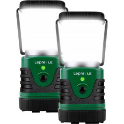 Lepro 3300008-2 Επαναφορτιζόμενο Φανάρι Led για Camping Αδιάβροχο με Power Bank 10W 1000lm 2τμχ