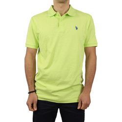 U.S. Polo Assn. Ανδρική Μπλούζα Polo Κοντομάνικη Lime 11304598