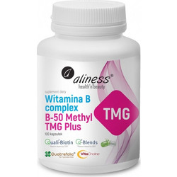 Aliness Vitamin B Complex B-50 Methyl TMG Plus 100 Κάψουλες