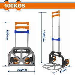 Wadfow WWB8A10 Καρότσι Μεταφοράς Πτυσσόμενο έως 100kg