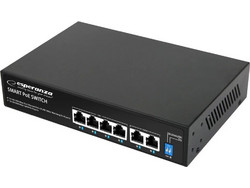Esperanza ENS107 Unmanaged L2 Switch με 4 Θύρες Ethernet 1000Mbps και 2 SFP θύρες