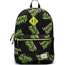 Herschel Heritage Slime Σχολική Τσάντα Πλάτης Δημοτικού Μαύρη Lime 11576-07782