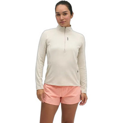 Hoka Γυναικείο Αθλητικό T-Shirt Εκρού 1178473-RVRR