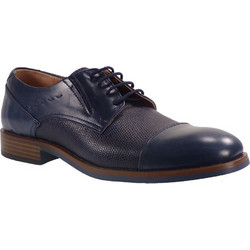 Commanchero Ανδρικά Σκαρπίνια Derby Δερμάτινα Navy Μπλε 91664