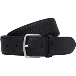 Lacoste Ανδρική Ζώνη Δερμάτινη Μαύρη 3RC4099-000
