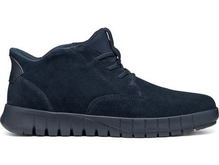 Geox Flextride Plus Ανδρικά Μποτάκια Suede Navy Μπλε U56MAB00022C4002
