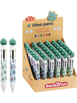 Miquelrius Back2Fun Dino Στυλό Διαρκείας Πολύχρωμο 36τμχ