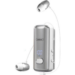 Andowl Q-EH880 Ακουστικά Bluetooth In Ear Πέτου Grey