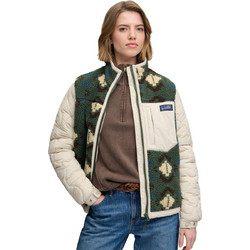 Superdry Γυναικείο Μπουφάν Χειμωνιάτικο Γούνινο Μακρύ Εκρού W5012230A-M1W
