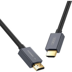 XO Καλώδιο HDMI 2.1 Braided HDMI Male to HDMI Male 1.5m Black XO-GB001