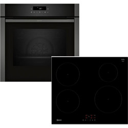 Neff Φούρνος Ηλεκτρικός Άνω Πάγκου 71lt 59.4cm B2ACJ7AGO με Επαγωγικές Εστίες T36FBE1LO