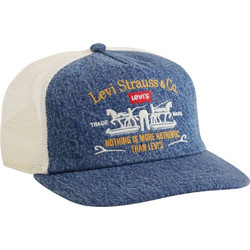 Levi's Ανδρικό Καπέλο Jockey με Δίχτυ Snapback Υφασμάτινο Μπλε 0080X-0002