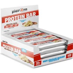 Per4m Protein Bar White Chocolate Hazelnut 62gr 12τμχ