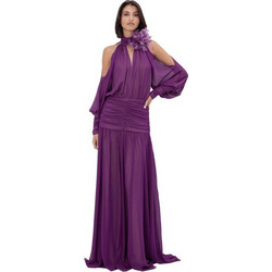 Toi & Moi Maxi Φόρεμα για Γάμο / Βάπτιση Μωβ 50-6981-226