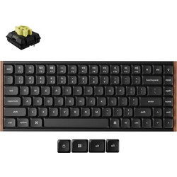 Keychron K3 Ultra 8K Ασύρματο Μηχανικό Gaming Πληκτρολόγιο TenKeyLess με Keychron Milk POM Banana Διακόπτες RGB Black