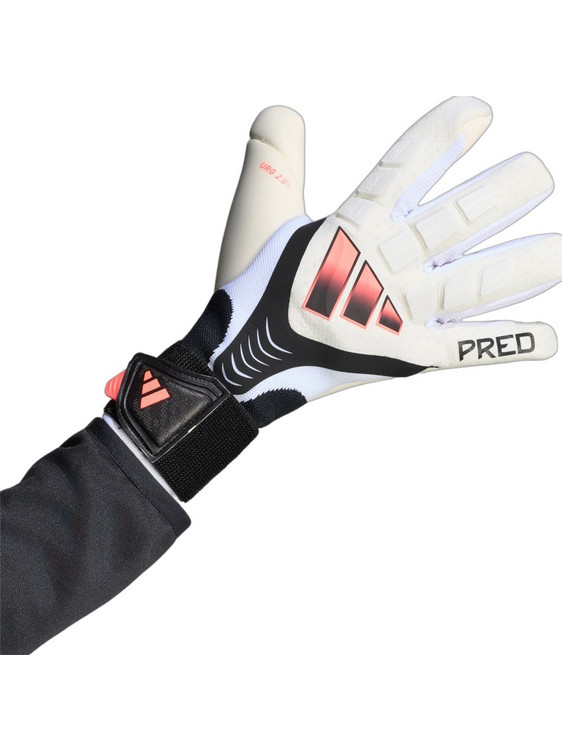 Adidas Predator Pro Strap Γάντια Τερματοφύλακα Λευκά Μαύρα KE9721