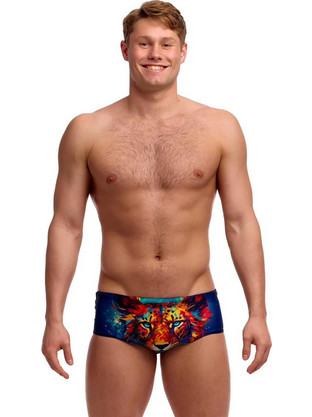 Funky Trunks Meow Baby Αθλητικό Ανδρικό Μαγιό Σλιπ με Σχέδια Πολύχρωμο FTS015M72391