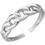 Heliophilia Silver Γυναικείο Δαχτυλίδι Βεράκι Ασημί 344CLV1517