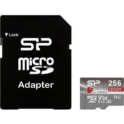 Silicon Power CreatePro CR30M microSDXC 256GB Class 10 U3 V30 UHS-I A2 170MB/s + Adapter