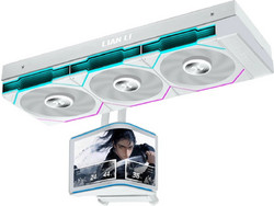 Lian Li Hydroshift II Oled Curved 360 Tl White Υδρόψυξη CPU 120mm ARGB για Socket AM4 / 1700 / AM5 / 1851