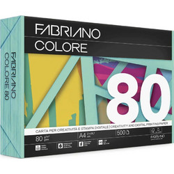 Fabriano Colore Χαρτί Α4 80gr/m² 500 Φύλλα Acquamarina 19975121297