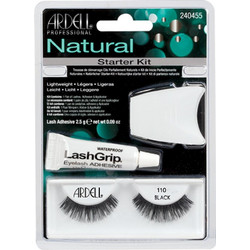 Ardell Natural 110 Kit Βλεφαρίδες Ενιαίες Σετ με Κόλλα 2τμχ C20125