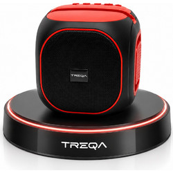 Treqa YT-589 Ηχείο Bluetooth με Ραδιόφωνο Μαύρο Κόκκινο