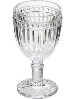 Mastershop Ποτήρι Κρασιού Γυάλινo Κολωνάτο 250ml 07.154855A