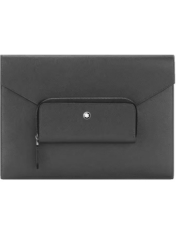 Montblanc Ανδρική Τσάντα Χειρός Μαύρη MB130311