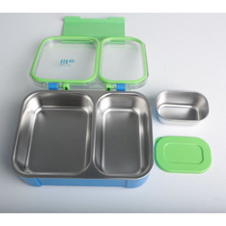 Ecolife Δοχείο Φαγητού Inox 800ml Μπλε Πράσινο