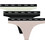 Hugo Boss Βαμβακερά Γυναικεία String 3Pack 50545680-974