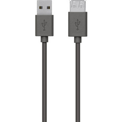 Belkin F3U153bt1.8M Καλώδιο USB-A Male 2.0 to USB-A Female 1.8m Black