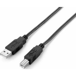 Equip 128861 Καλώδιο USB-A Male 2.0 to USB-B Male 3m Black