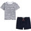 Tommy Hilfiger Βρεφικό Σετ για Αγόρι Καλοκαιρινό Λευκό Navy Μπλε KN0KN02379-C1G
