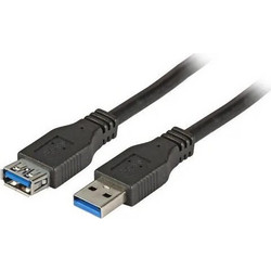 EFB Elektronik K5237.5 Καλώδιο USB-A Male 3.0 to USB-A Female 5m Black